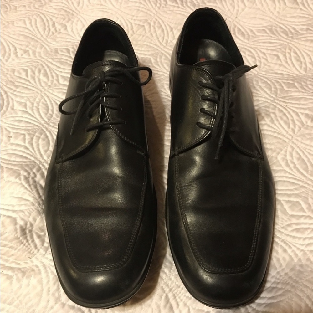 Prada Shoes | Prada men’s black calfskin lace up oxford’s.  4e 1217 9 1/2.
